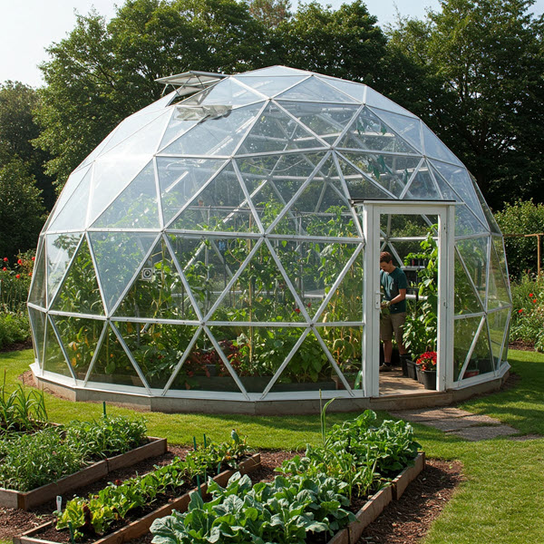 Geodesic Dome Greenhouses Greenhouse Guide