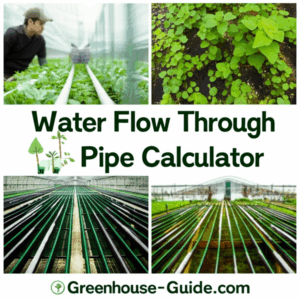 Water Flow Through Pipe Calculator